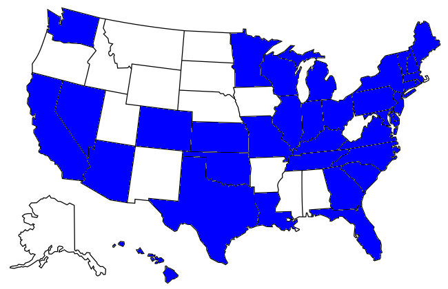 State Count - 35/50