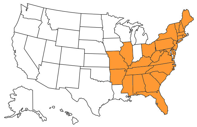 States Visited Map