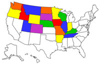 States Visited Map