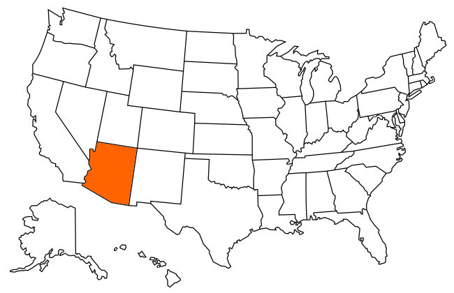 States Visited Map