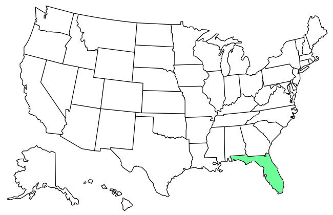 States Visited Map