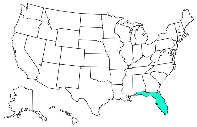 States Visited Map