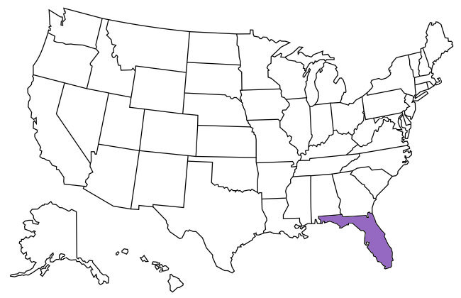 States Visited Map