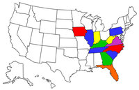 [Linked Image from visitedstatesmap.com]