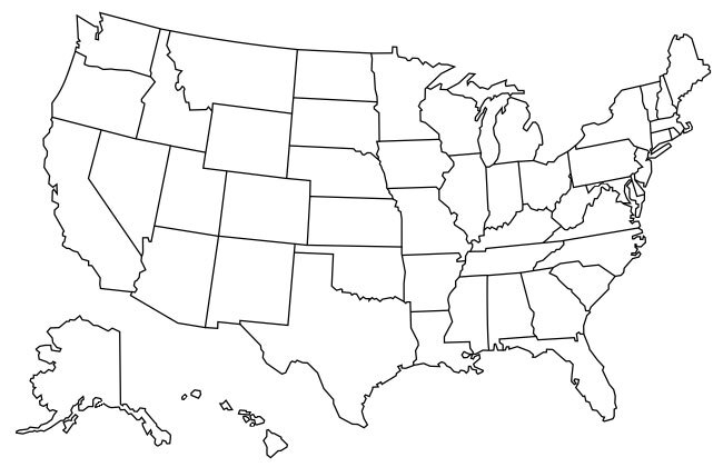 States Visited Map